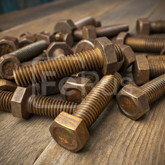 Болт бронзовый М20 шаг резьбы 1,5 мм БрАМц9-2 ГОСТ 1759.0-87