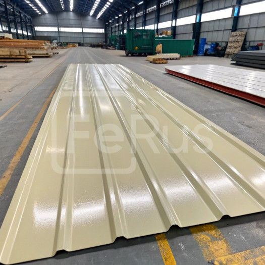 Профнастил С20 полиэстер (Zn100-180) 0,35х1100х1200 мм, RAL 1035