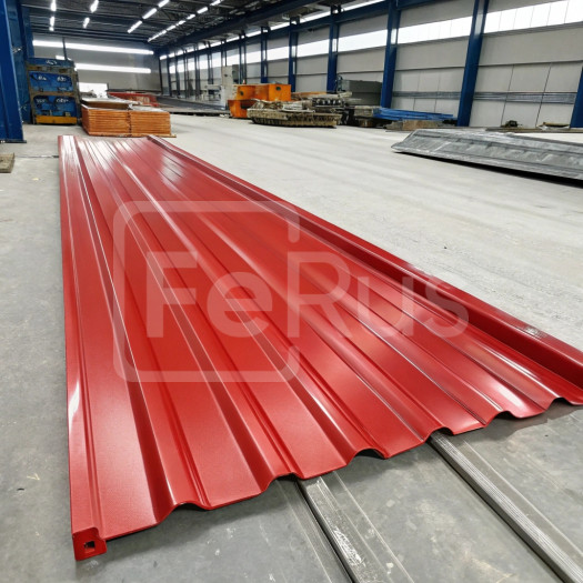 Профнастил С20 полиэстер (Zn100-180) 0,3х1100х1200 мм, RAL 3009